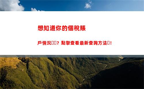 快速查詢：個人所得稅退稅，想不想錢回來？